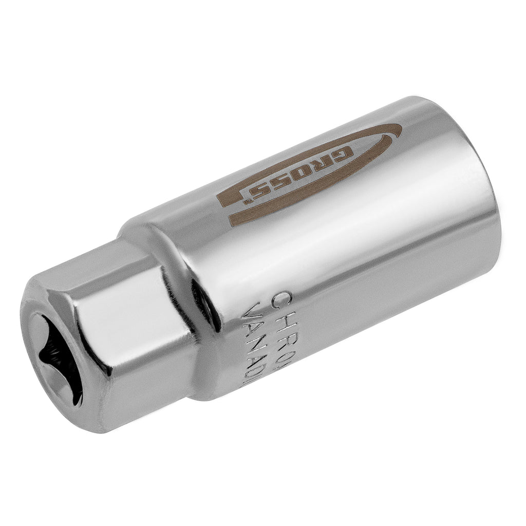 Вложка универсална, многоразмерна,  6-21 мм, 3/8", CrV, хромирана GROSS