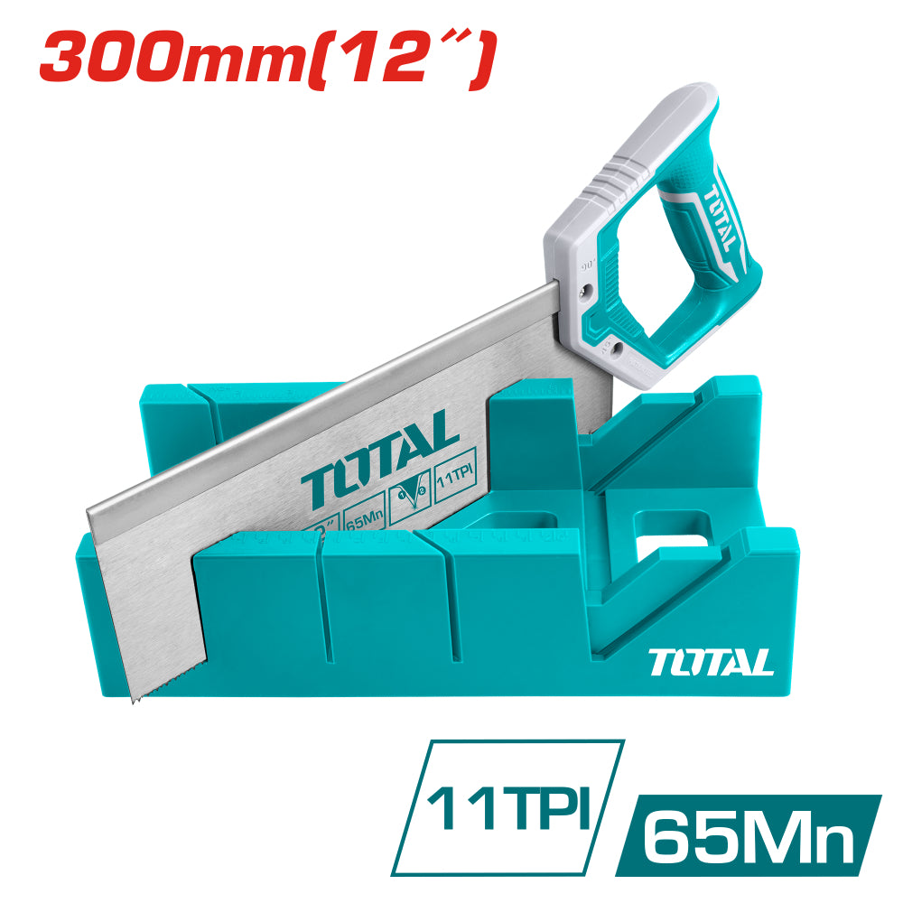 Трион пасвател с шаблон за рязане TOTAL, 11 TPI, 300 мм