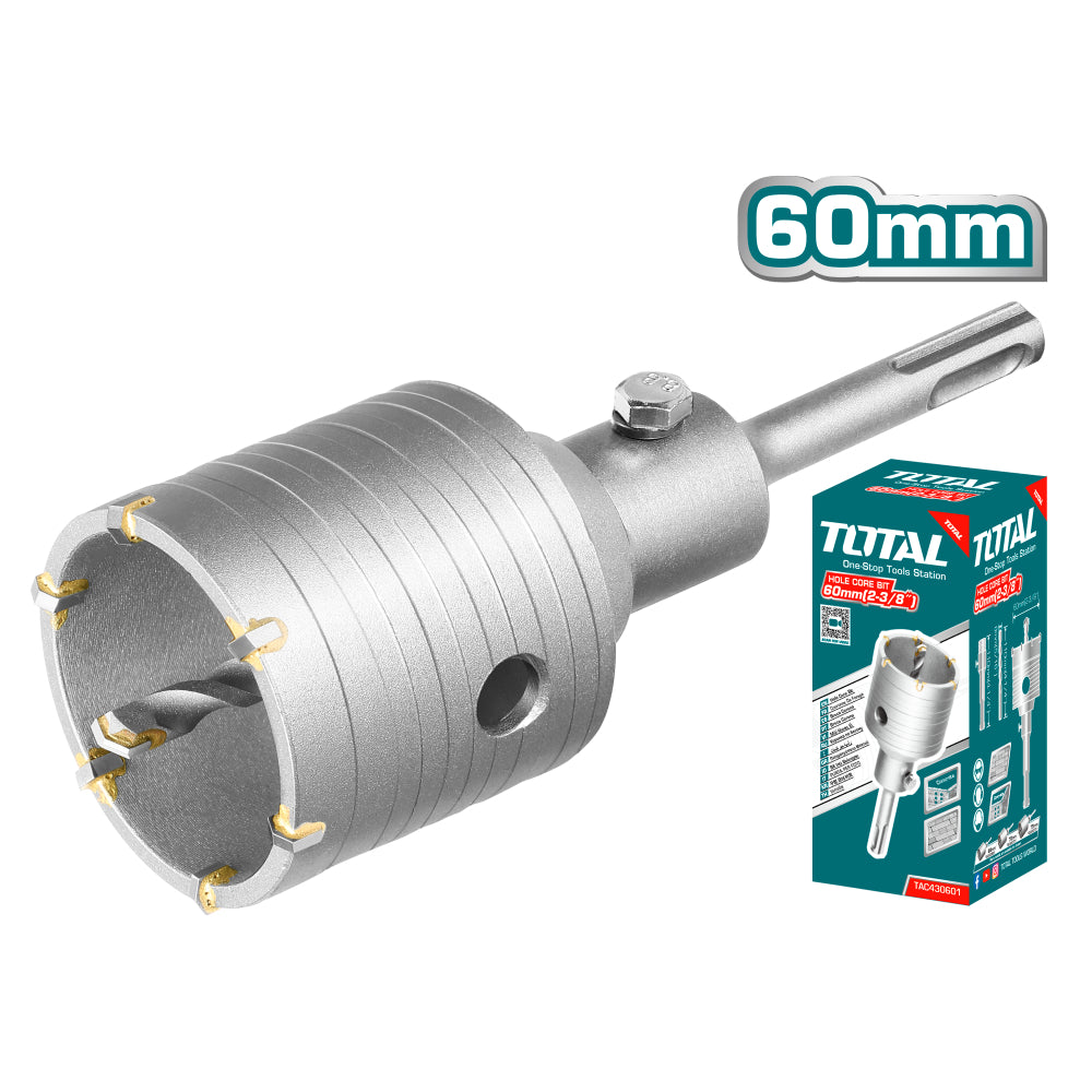 Боркорона с центрово свредло TOTAL, Ø 60 x 110 mm