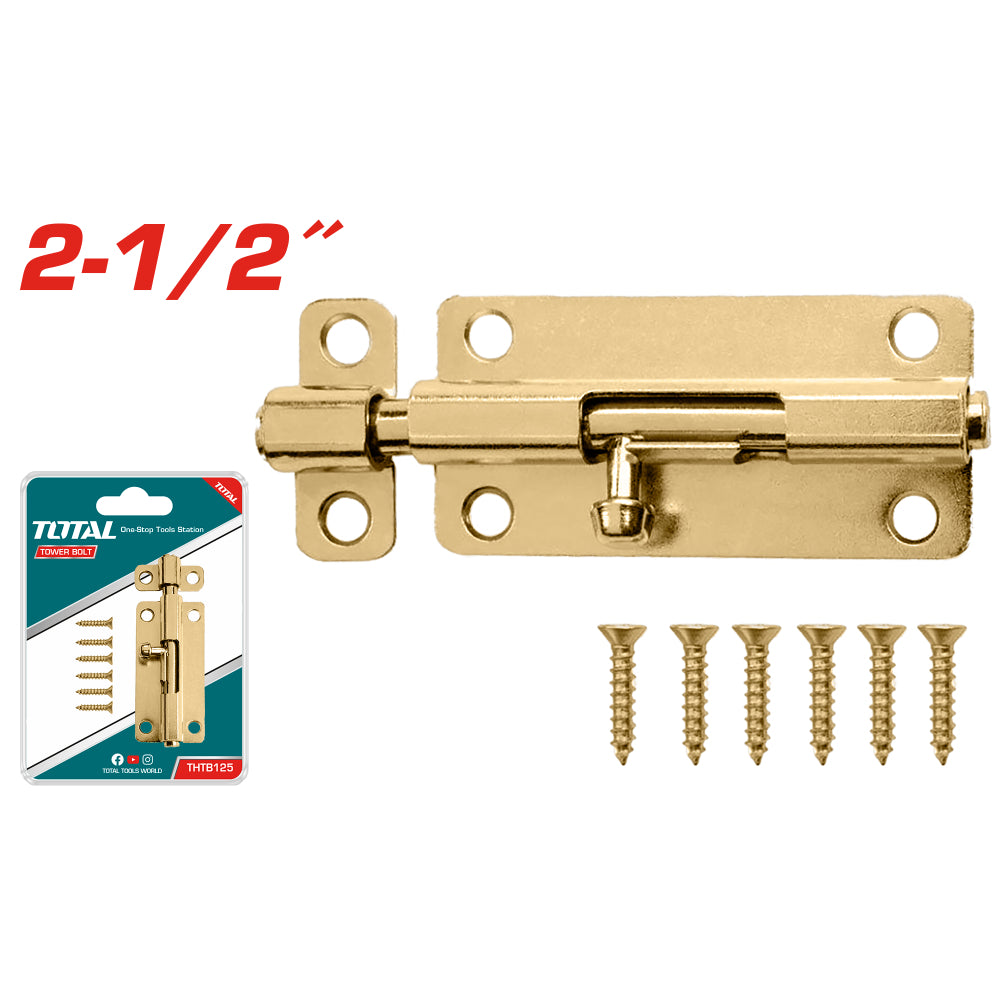 Резе за врата TOTAL, 2 1/2"