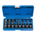 Комплект ударни бит вложки LICOTA, 1/2", XZN многостен, 8 части