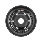 Диск за шлайфане, рашпила, изпъкнал, YATO, #1, Ø 120 x 22.2 mm
