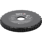 Диск за ъглошлайф, рашпила, YATO, #1, Ø 120 x 12 x 22.2 mm