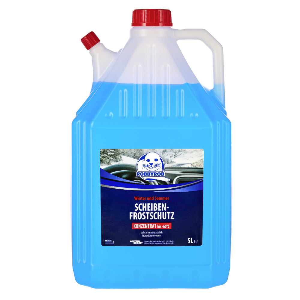 Зимна течност за чистачки ROBBYROB, концентрат, - 60⁰C, цитрус, 5 L