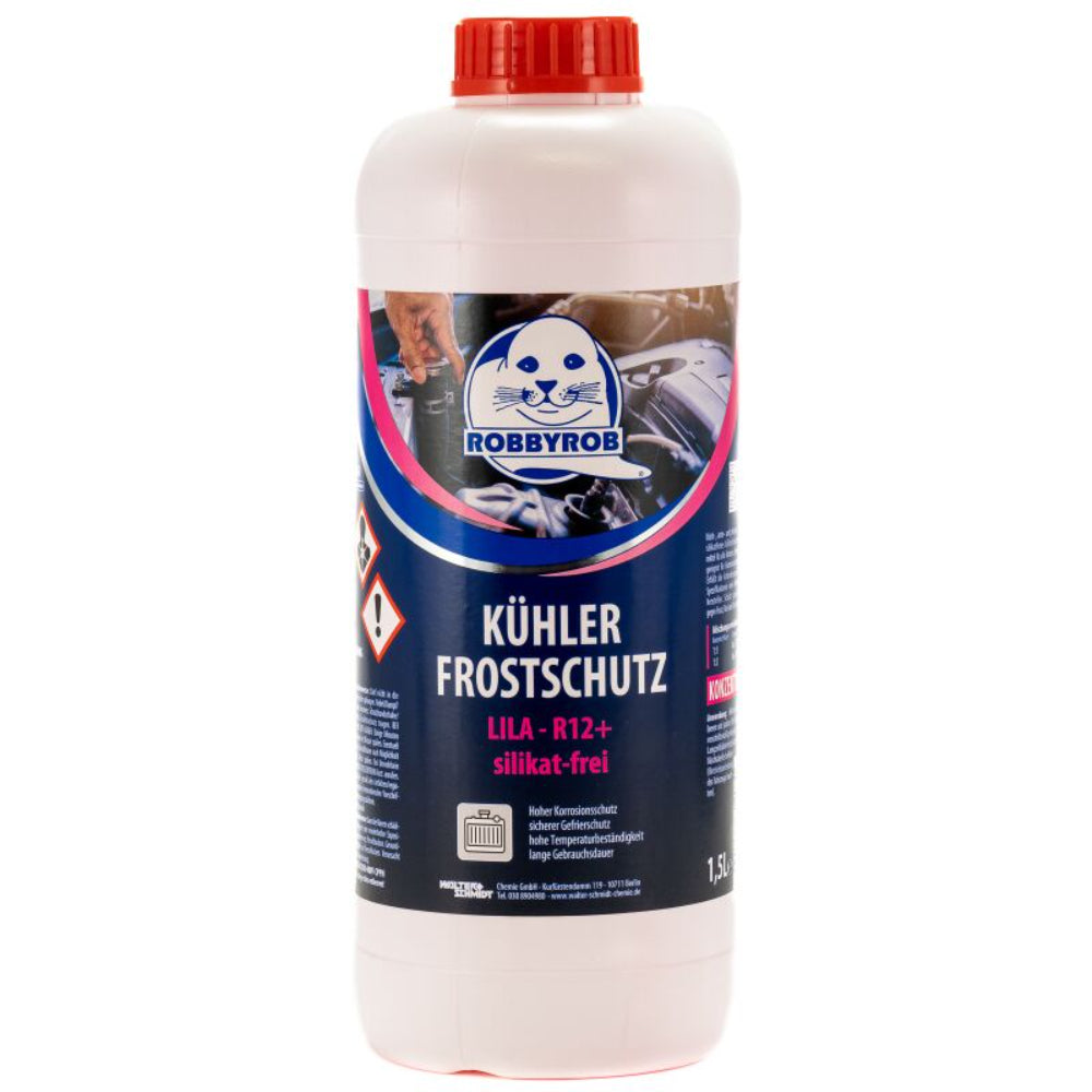 Антифриз ROBBYROB, R12+, концентрат, червен, 1.5 L