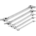 Комплект шарнирни двустранни ключове YATO, TORX, TX15 - TX60, 5 броя
