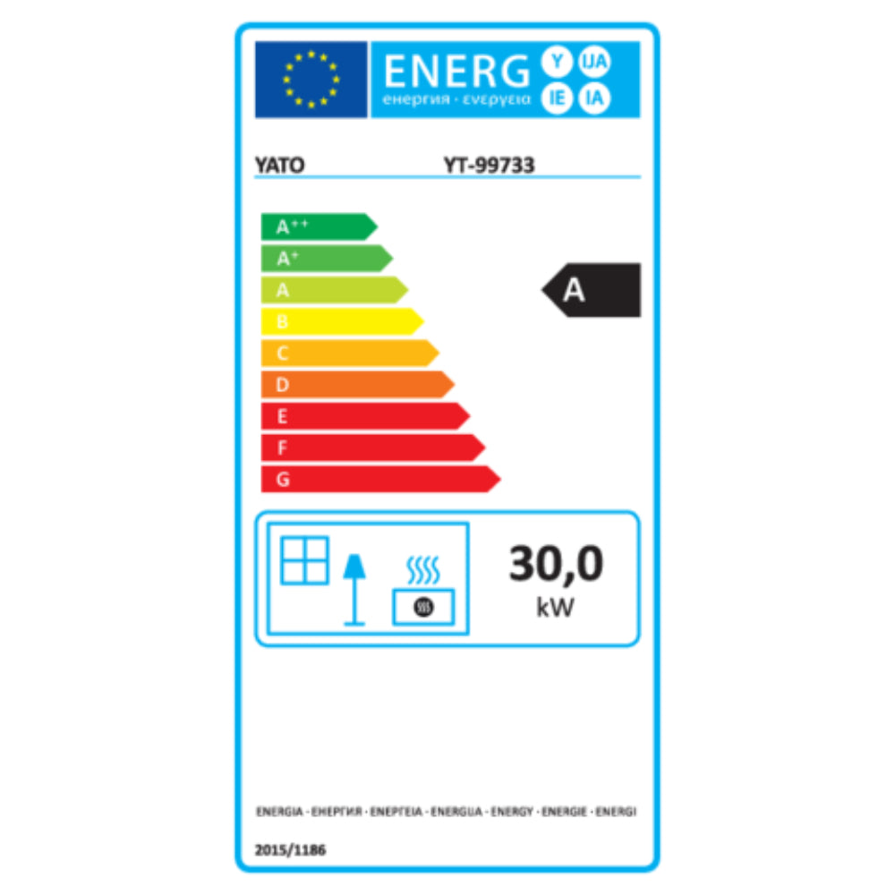 Газов калорифер YATO, 30 kW, 650 m³/h
