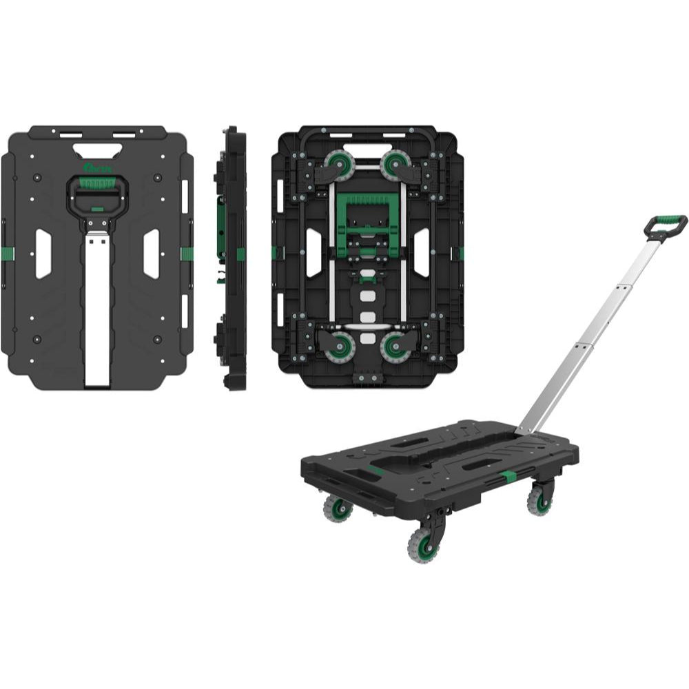 Транспортна количка FORTIS, 600 x 450 мм, 136 кг