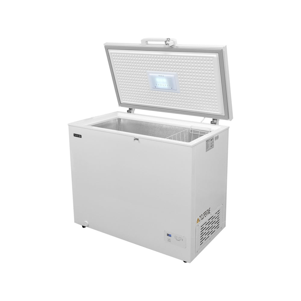 Хладилник - фризер YATO, 140 W, -24 до +10˚C, 190 L