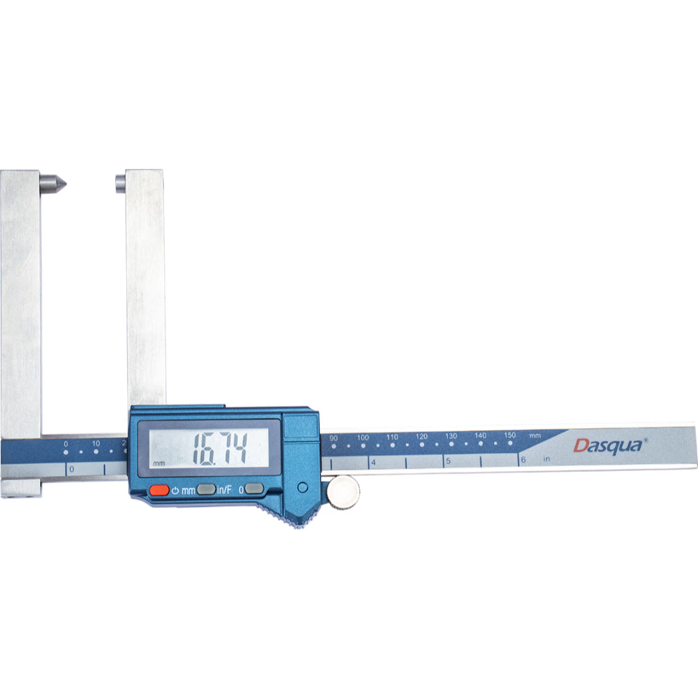 Дигитален шублер за измерване на спирачен диск DASQUA, 0.01, 0 - 150 mm