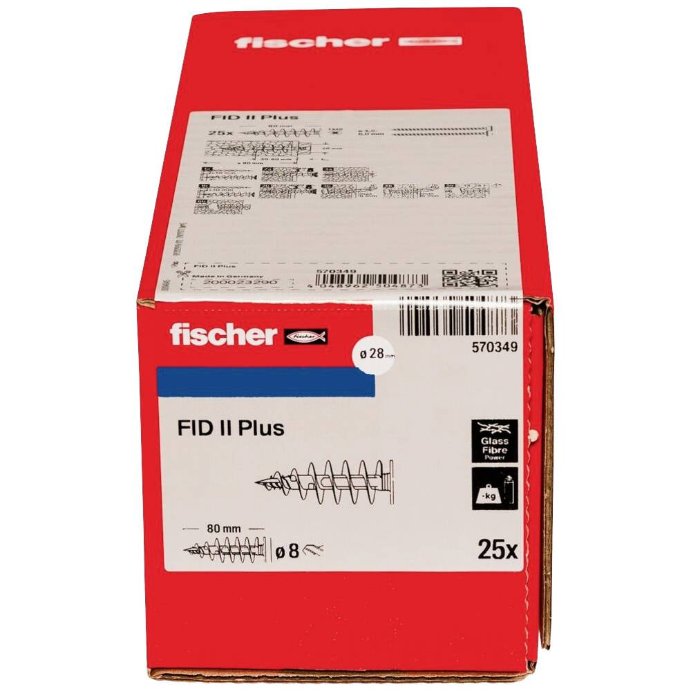 Дюбел за изолационни панели FISCHER FID II PLUS 80