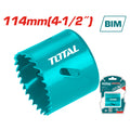Цилиндрична ножовка TOTAL, Bi-metal, HSS, Ф 114 мм