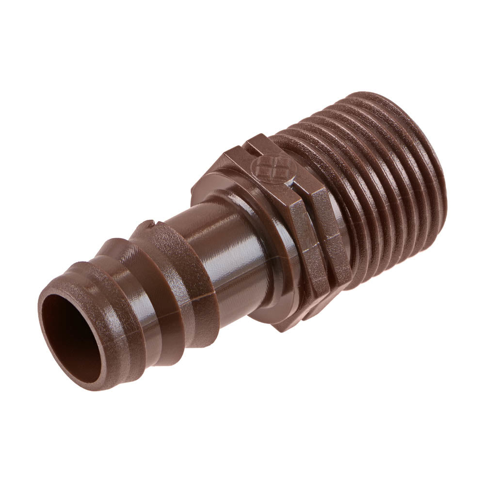 Адаптор за капков маркуч NORMA-NDS-TECO, 16 мм x 1/2", кафяв