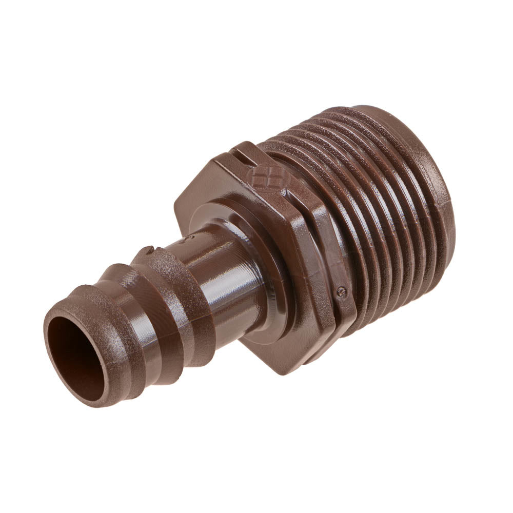 Адаптор за капков маркуч NORMA-NDS-TECO, 16 мм x 3/4", кафяв