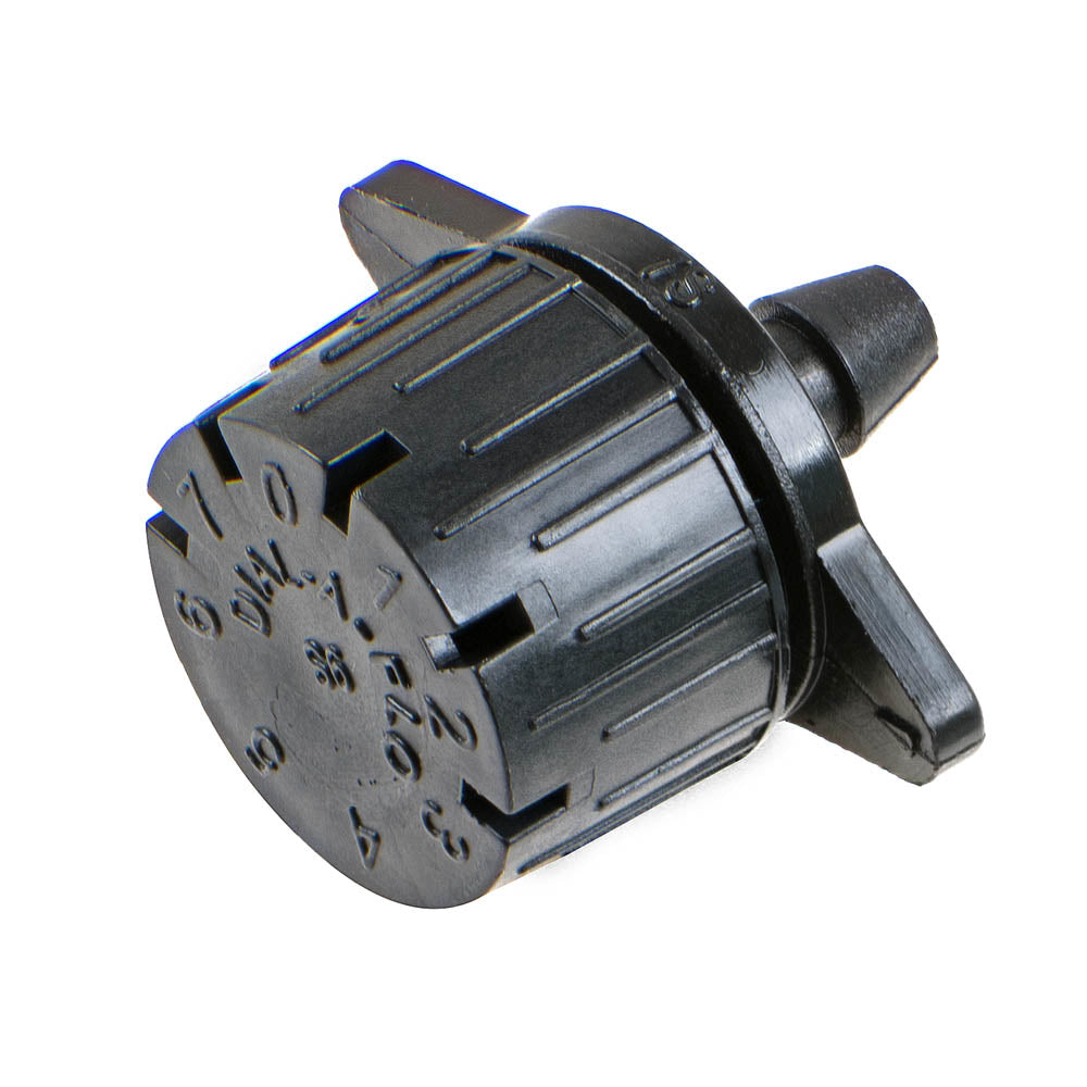 Капкообразувател регулируем NORMA-NDS-TECO, 0-38 l/h, 5 потока, черен
