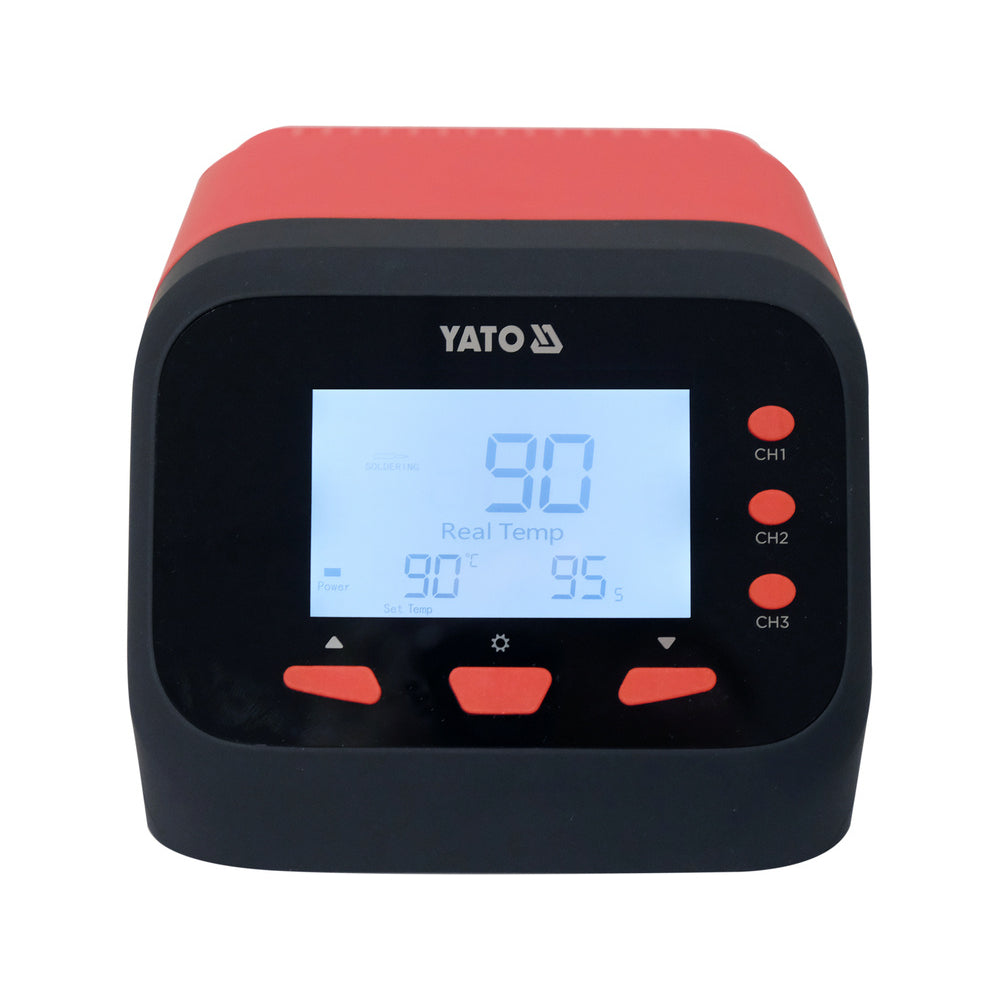 Станция за запояване YATO, T12, LCD, 75 W, 480°C