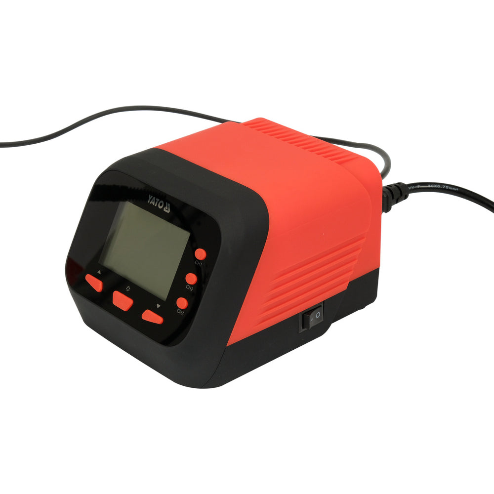 Станция за запояване YATO, T12, LCD, 75 W, 480°C