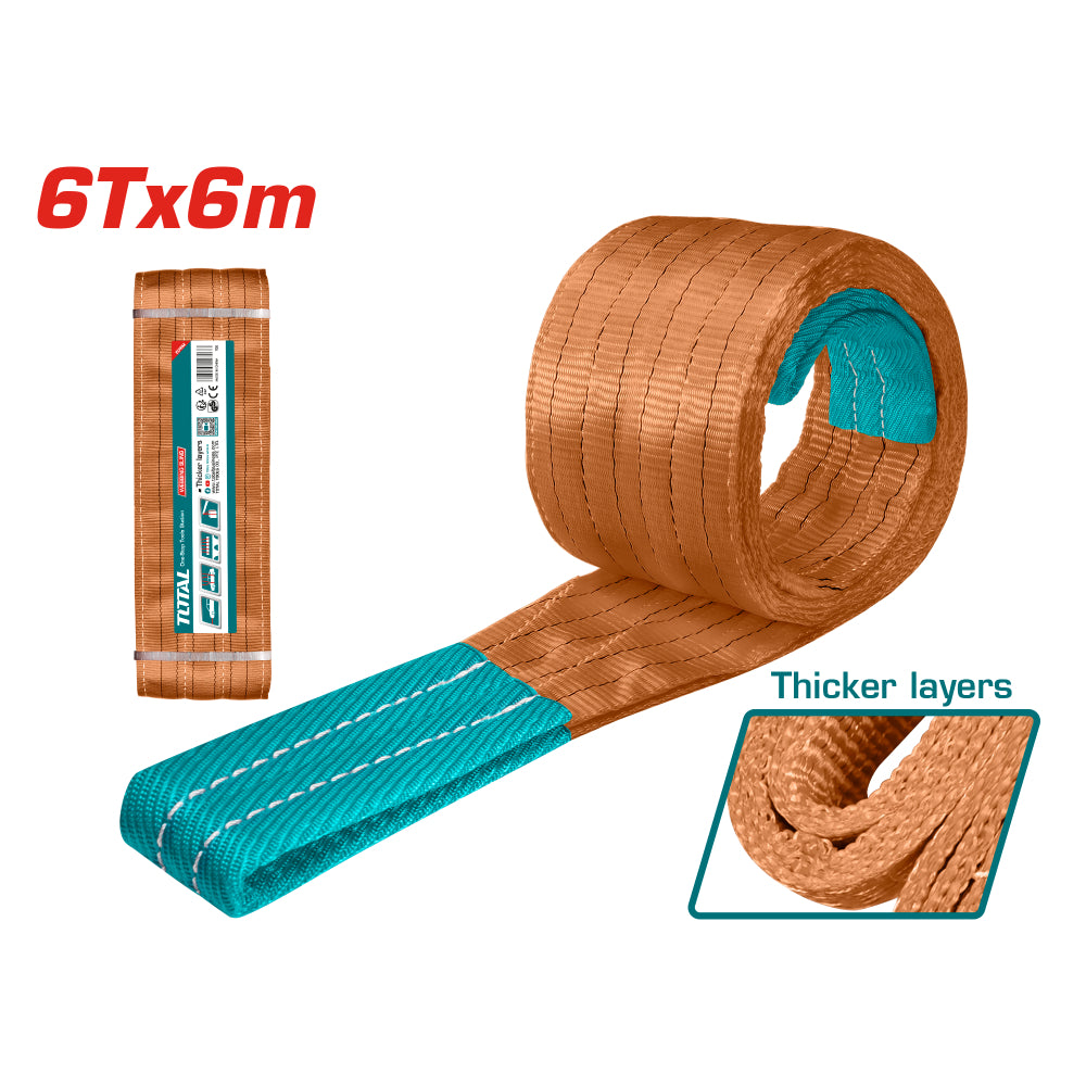 Сапан TOTAL, 2 уши, 6T, 6 м, кафяв