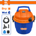 Прахосмукачка за сухо/мокро почистване WADFOW, 500 W, 6 L