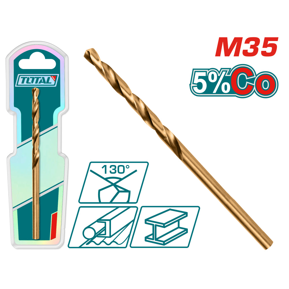 Свредло за метал TOTAL Industrial HSS-CO, Ø 7 mm