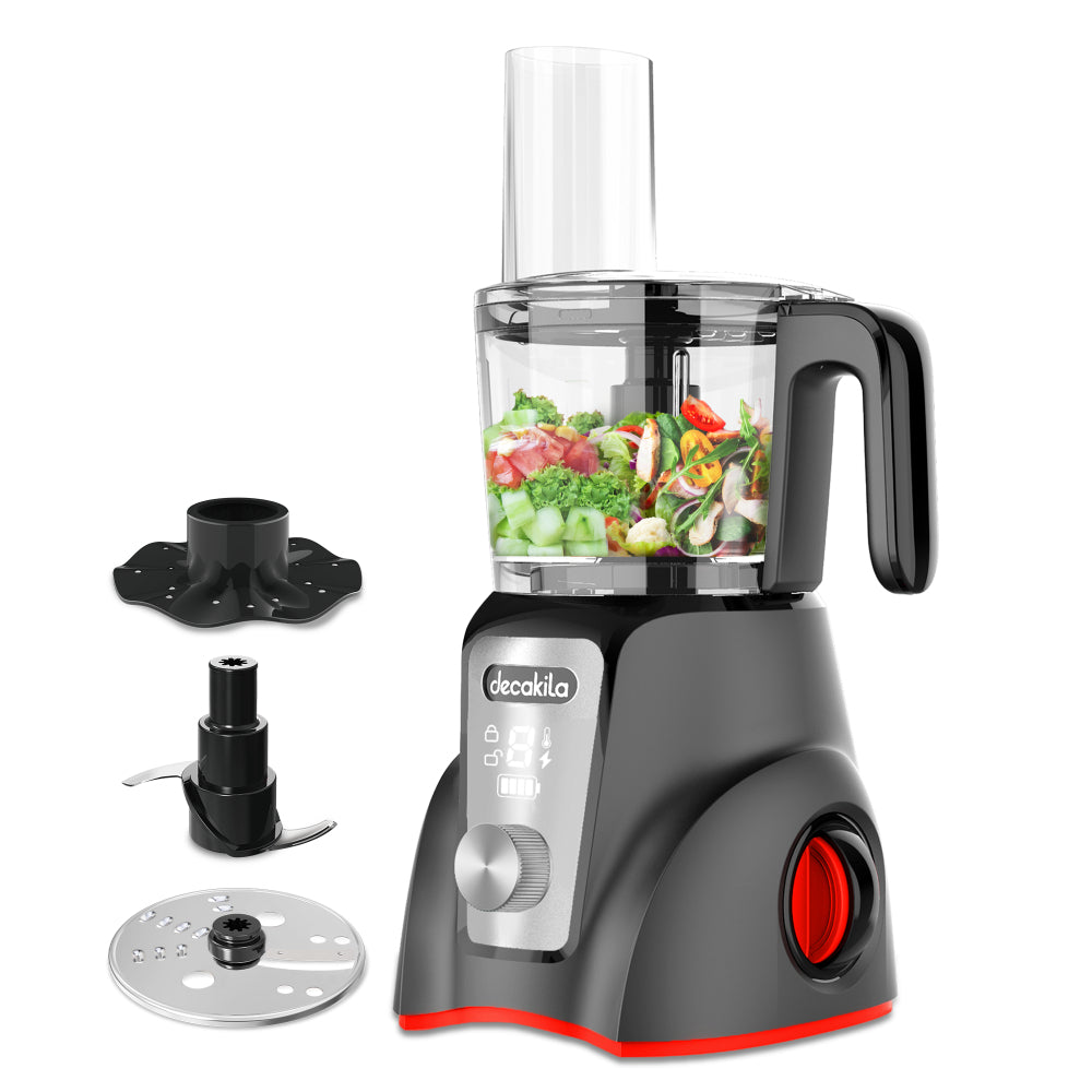 Акумулаторен кухненски робот DECAKILA, 250 W, 1.25 L, без батерия, черен