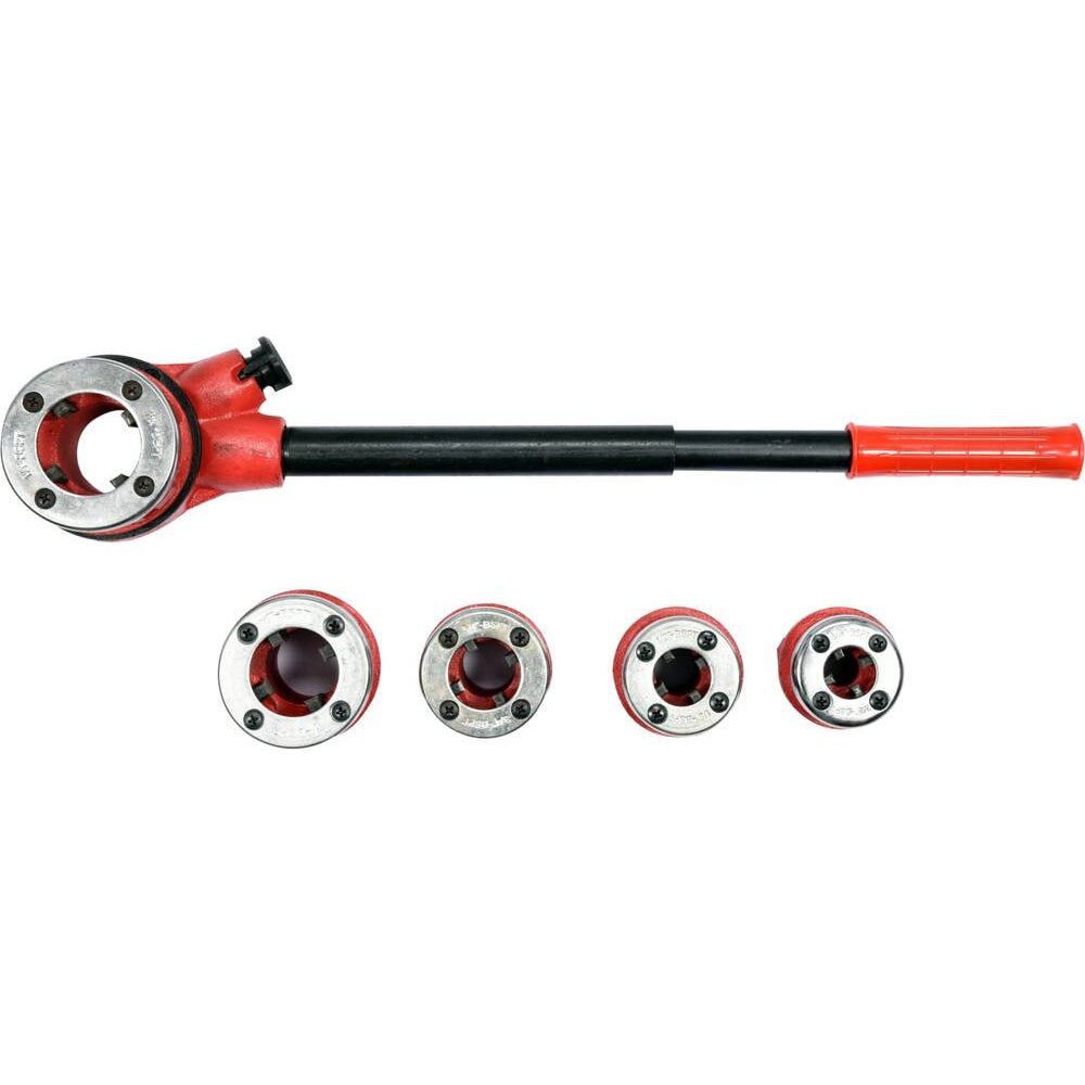 Комплект за нарязване на тръбни резби VOREL, 3/8" - 1 1/4", 7 части