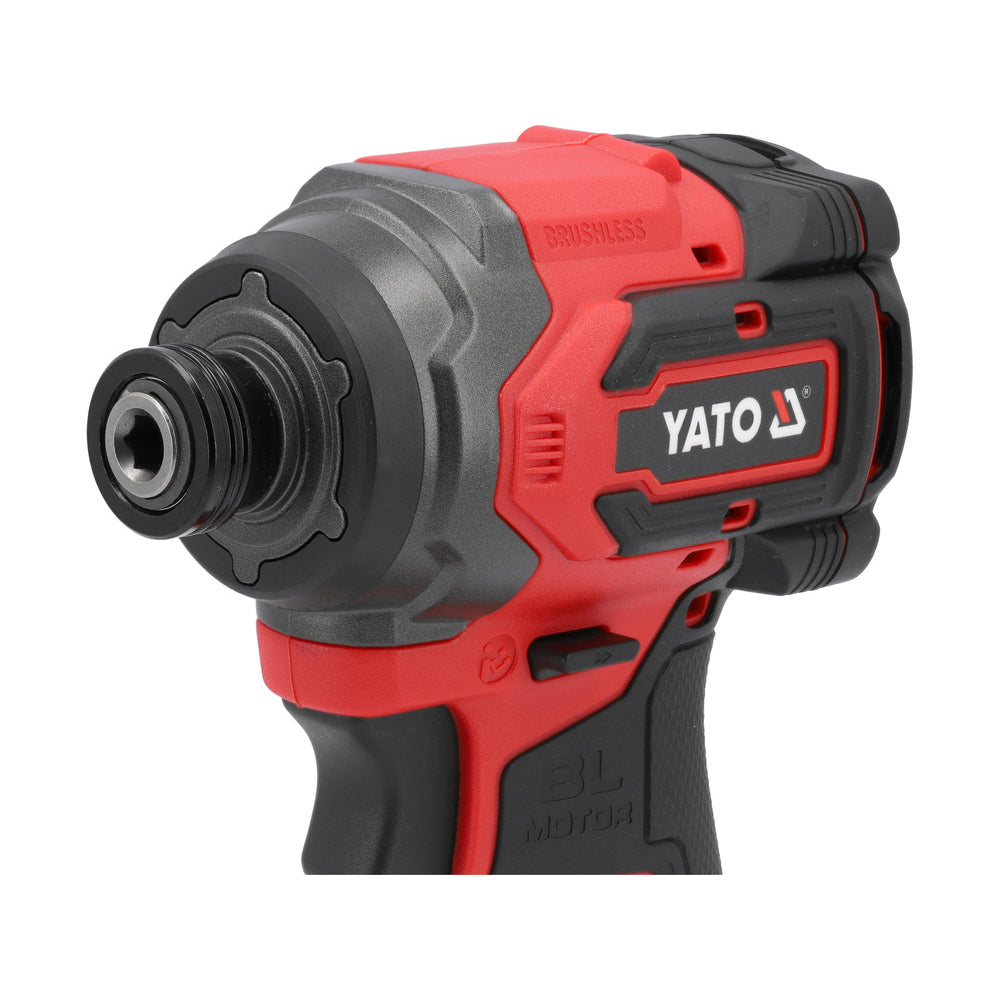 Акумулаторен безчетков ударен винтоверт YATO 82799, 18 V, 1/4", 230 Nm, без батерия