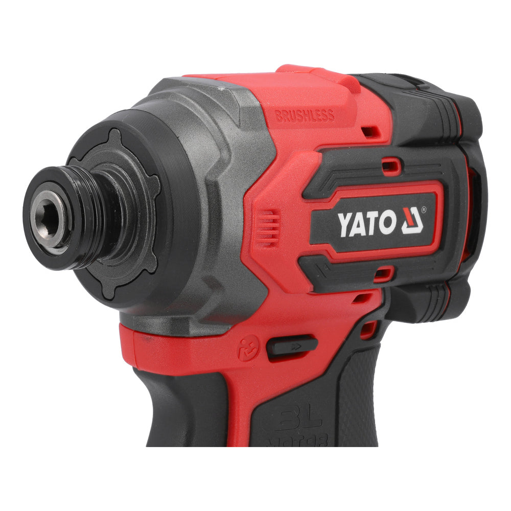 Акумулаторен безчетков ударен винтоверт YATO 82798, 18 V, 1/4", 230 Nm, 1 x 4 Ah