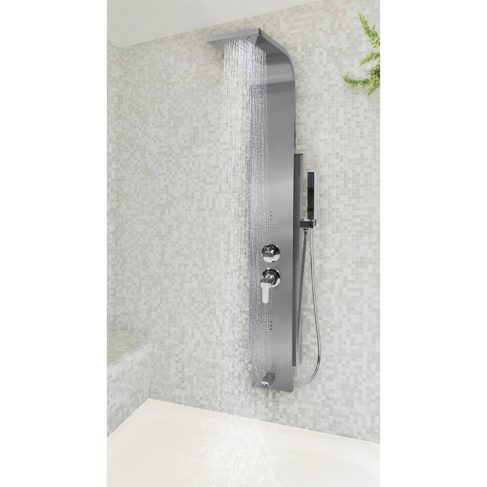 Хидромасажна душ система FALA STEELY 6, Inox