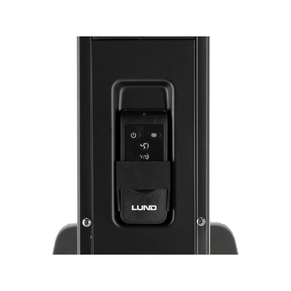Конвектор с вентилатор LUND, 2300 W, черен