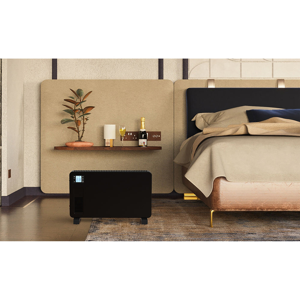 Конвектор с вентилатор LUND, 2300 W, черен