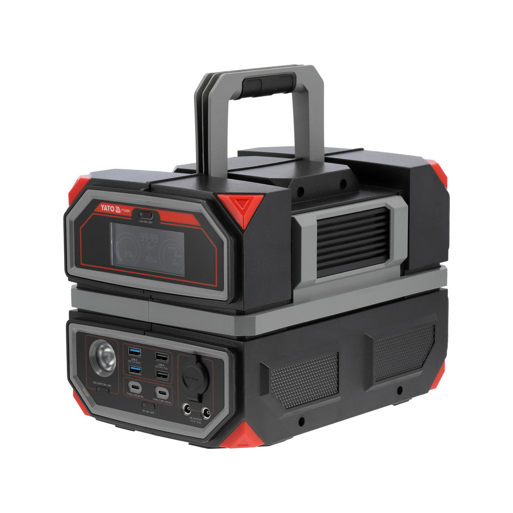Преносима соларна зарядна станция YATO, 600 W, 504 Wh
