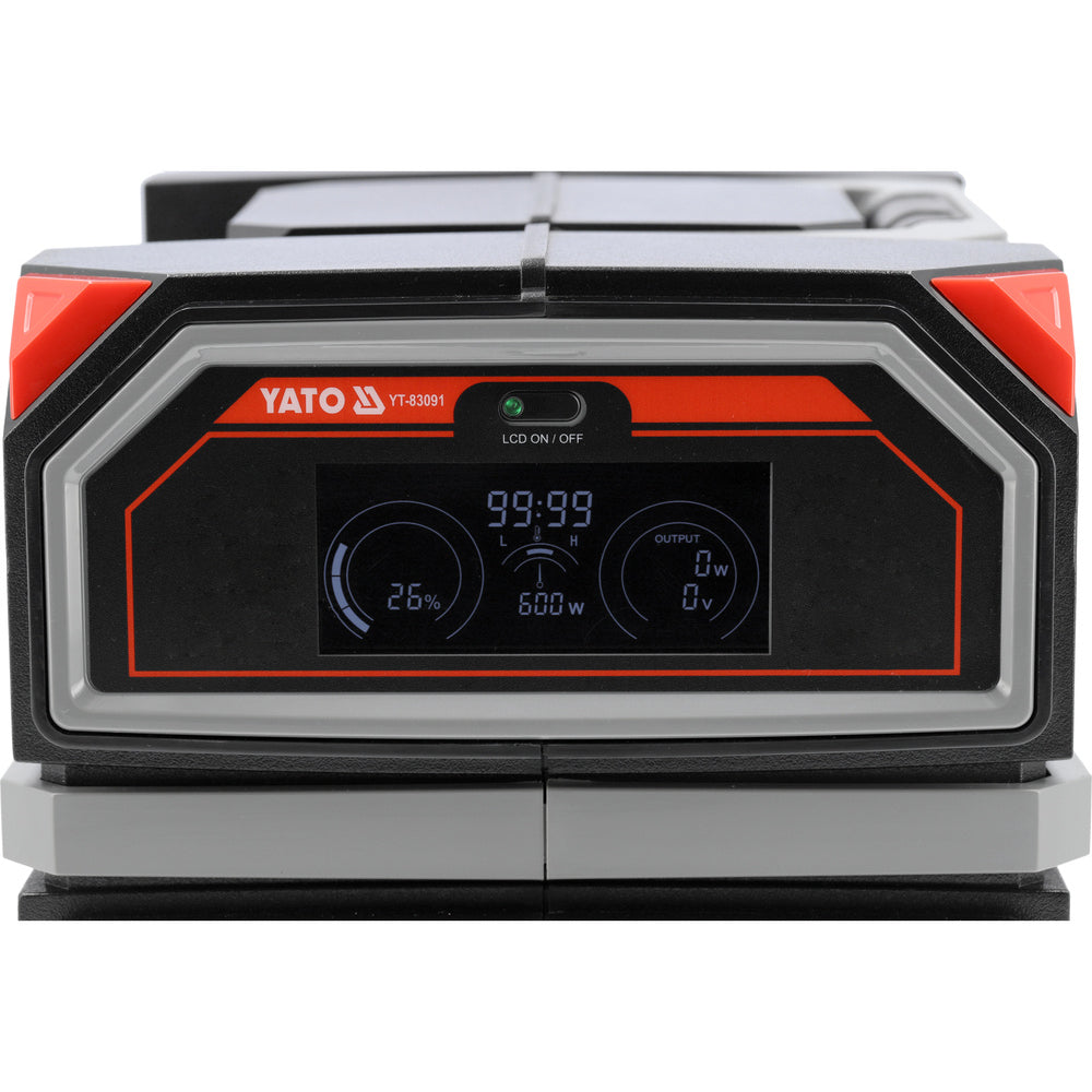 Преносима соларна зарядна станция YATO, 600 W, 504 Wh