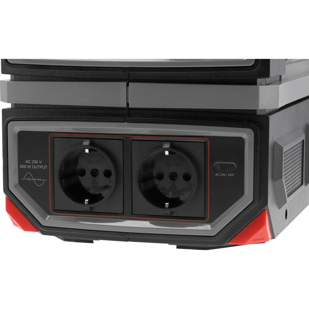 Преносима соларна зарядна станция YATO, 600 W, 504 Wh