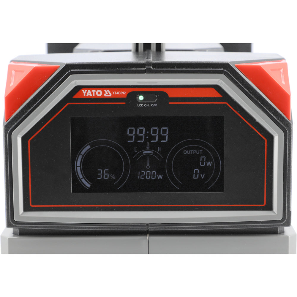 Преносима соларна зарядна станция YATO, UPS, 1200 W, 917 Wh