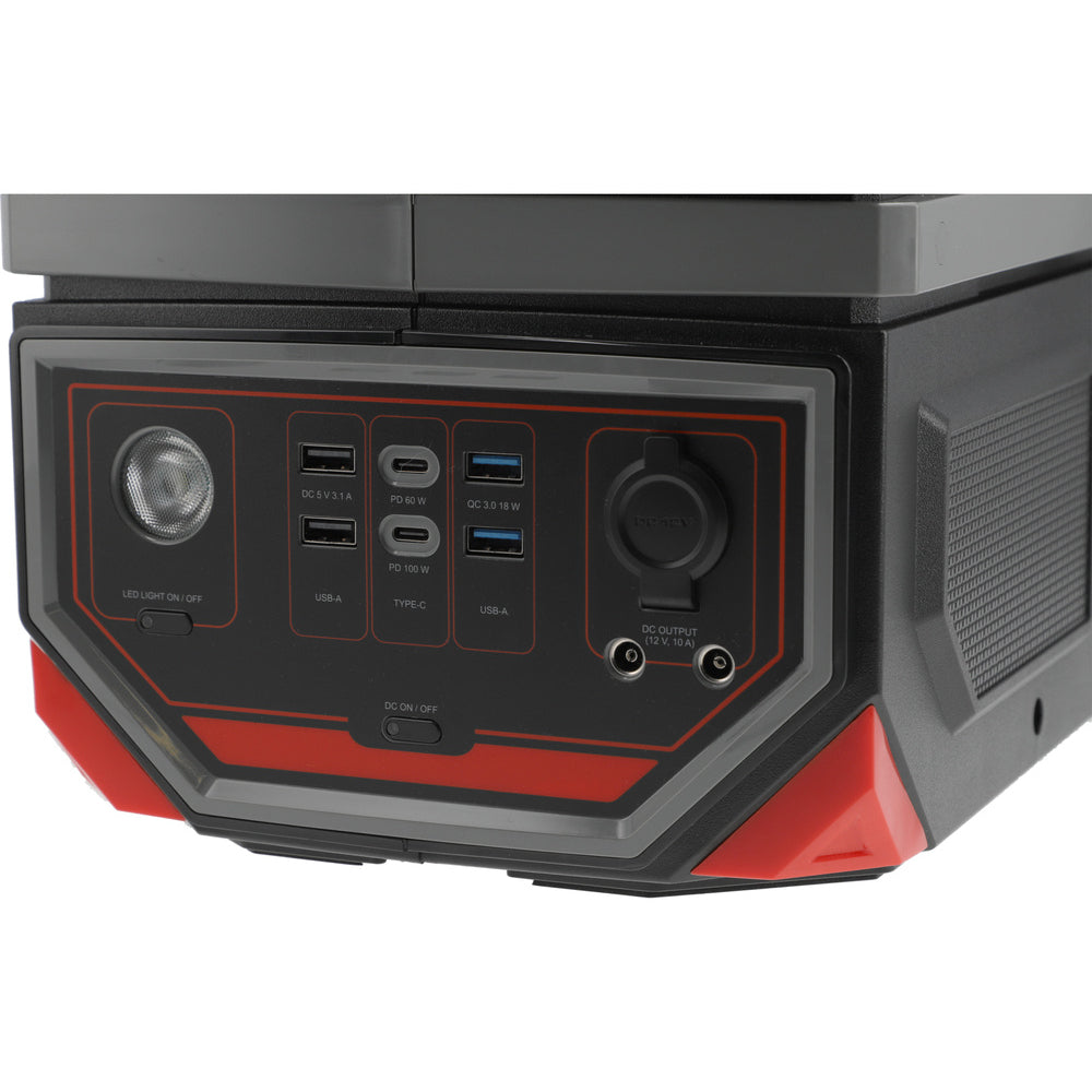 Преносима соларна зарядна станция YATO, UPS, 1200 W, 917 Wh