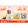 Блендер DECAKILA, 10 скорости, 650 W, 1.5 L, бял