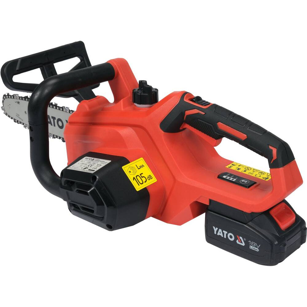 Акумулаторен верижен трион YATO YT 828137, 12", 18 V, 1 x 4 Ah