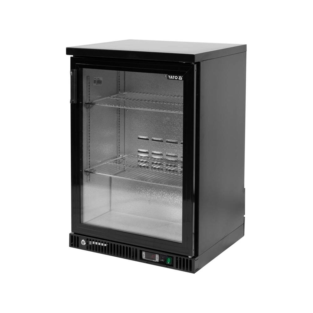 Хладилник за напитки YATO, 1 врата, 180 W, 142 L