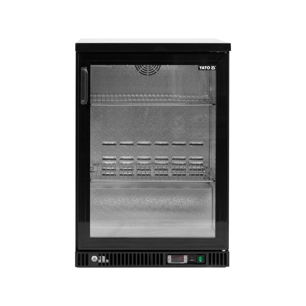 Хладилник за напитки YATO, 1 врата, 180 W, 142 L