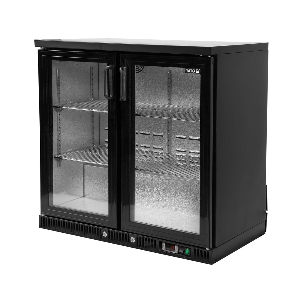 Хладилник за напитки YATO, 2 врати, 200 W, 227 L