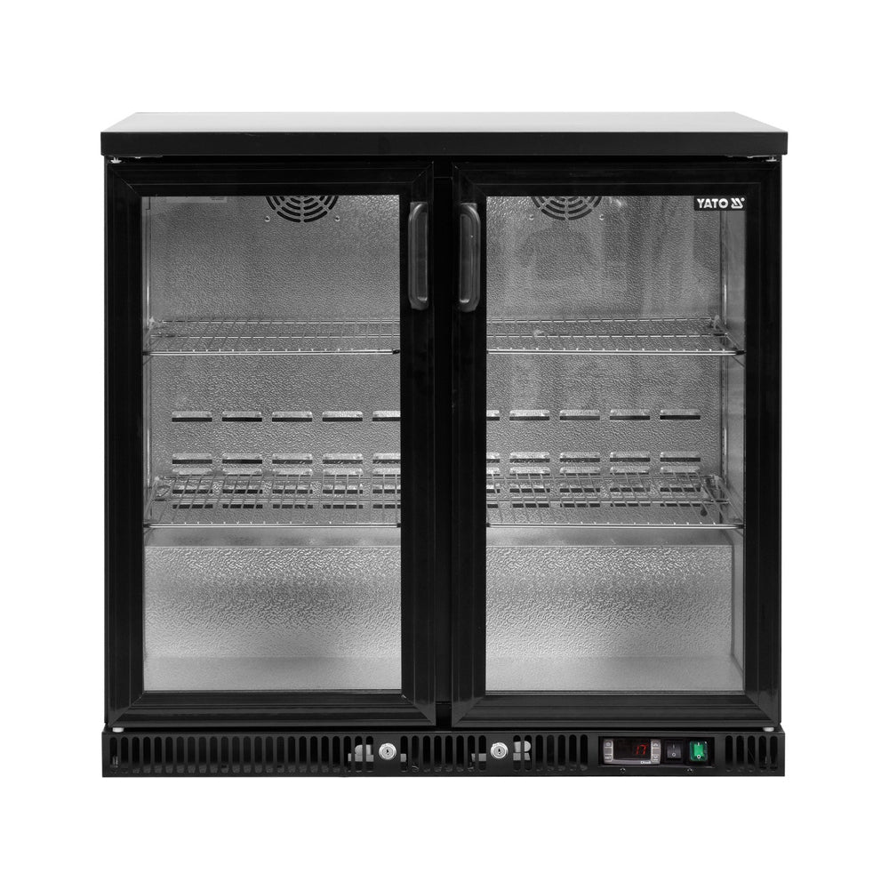 Хладилник за напитки YATO, 2 врати, 200 W, 227 L