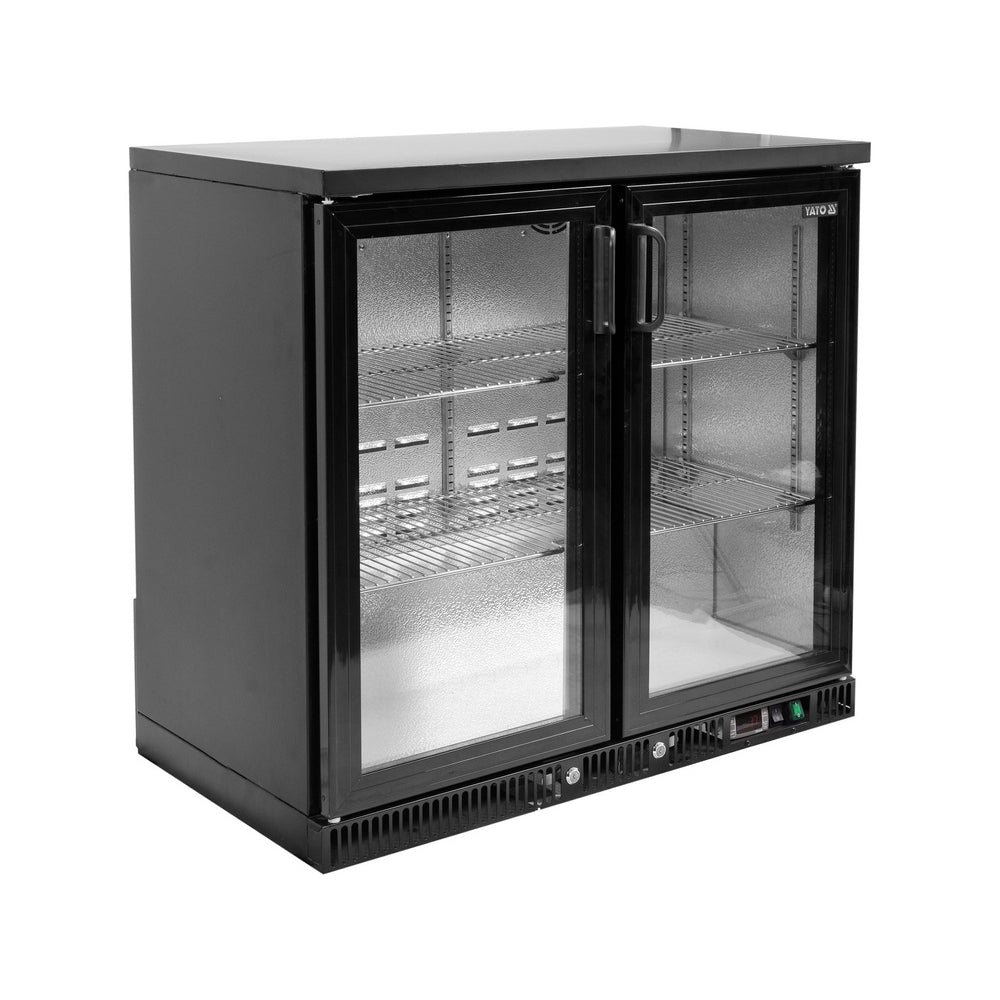 Хладилник за напитки YATO, 2 врати, 200 W, 227 L