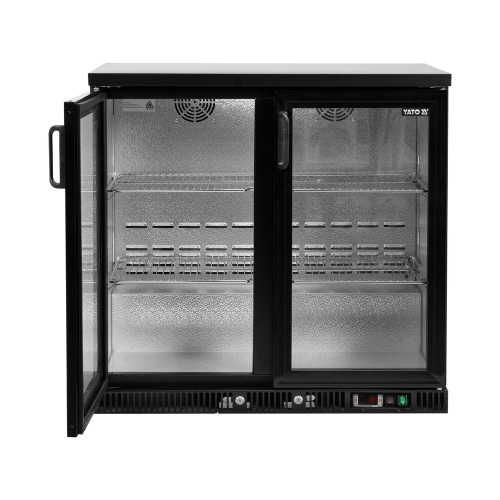 Хладилник за напитки YATO, 2 врати, 200 W, 227 L