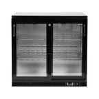 Хладилник за напитки YATO, 2 плъзгащи врати, 200 W, 227 L