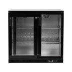 Хладилник за напитки YATO, 2 плъзгащи врати, 200 W, 227 L