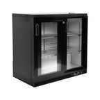 Хладилник за напитки YATO, 2 плъзгащи врати, 200 W, 227 L