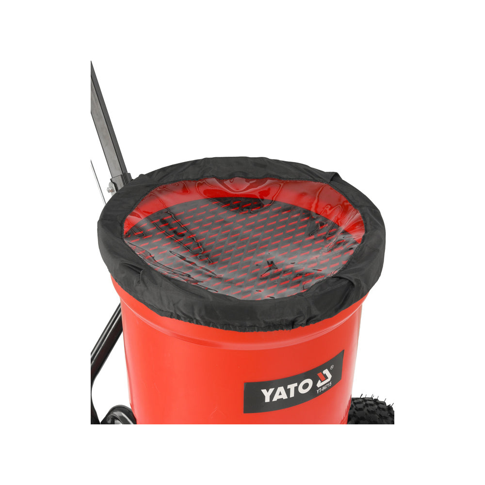 Ръчна сеялка/разпръсквач с колела YATO, 23 L