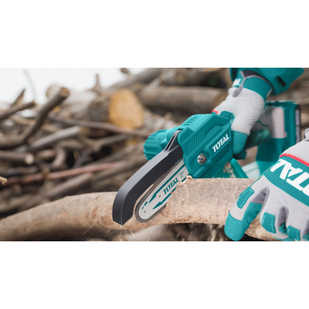 Акумулаторен верижен трион TOTAL MINI, 13 cm, без батерия