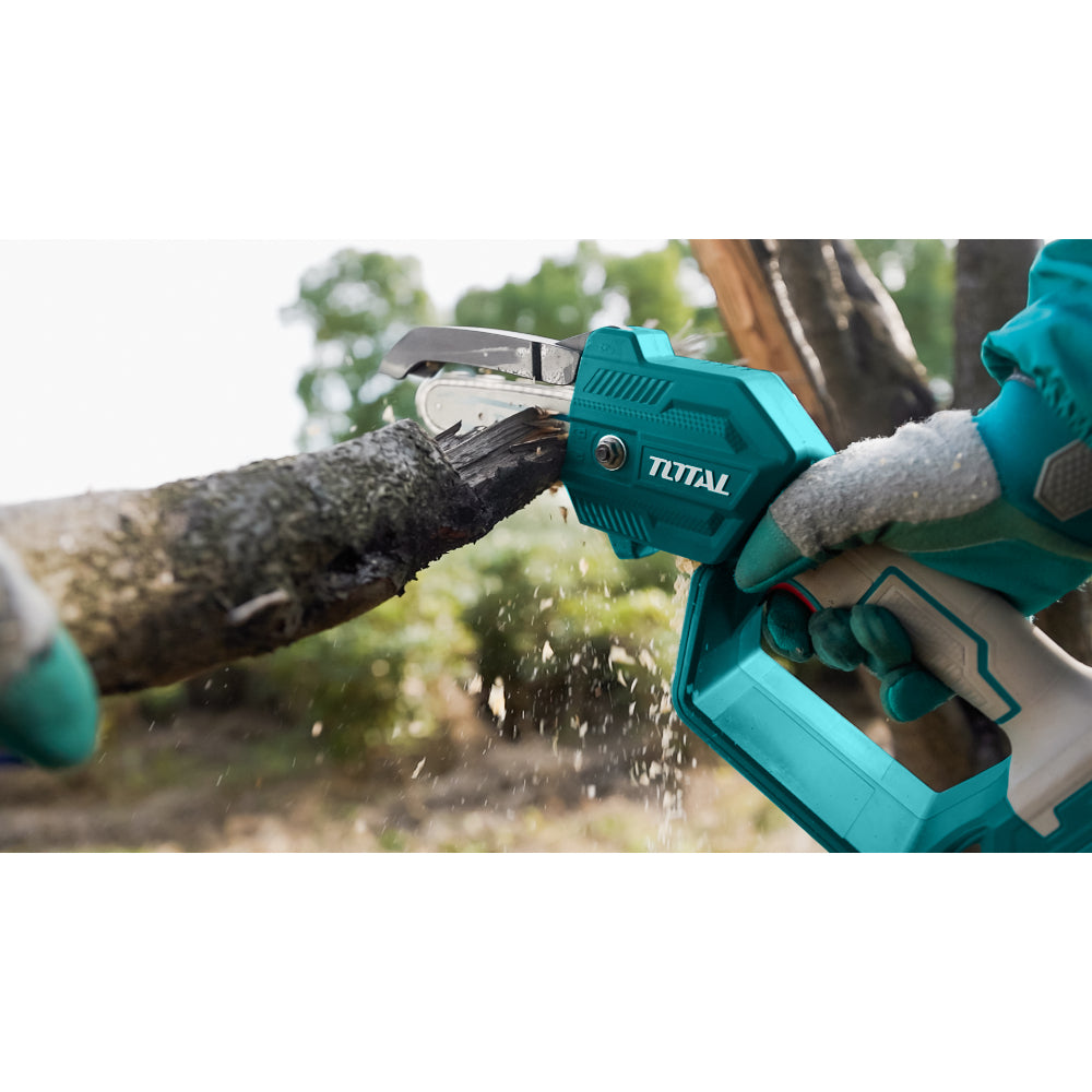 Акумулаторен верижен трион TOTAL MINI, 13 cm, без батерия
